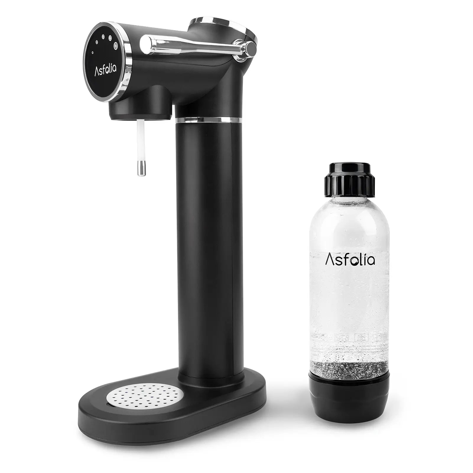 Asfolia LED carbonator and 1 litre sparkling water bottle#style_1 soda maker, 1 bottles